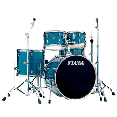 Bateria Tama Ip52h6w-hlb Imperialstar 5 Piezas Azul Rayado Con Hardware